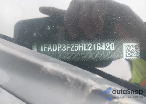 2017 Ford Focus Se из США, поврежденный, VIN 1FADP3F25HL216420